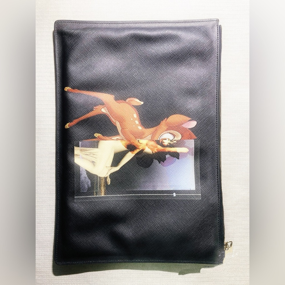 🚩steal Givenchy Black Toiletry Bag with Deer Design